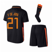 2020-2021 Holland Away Nike Mini Kit (F DE JONG 21)