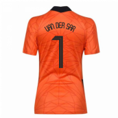 2020-2021 Holland Home Nike Womens Shirt (VAN DER SAR 1)