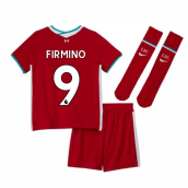 2020-2021 Liverpool Home Nike Little Boys Mini Kit (FIRMINO 9)
