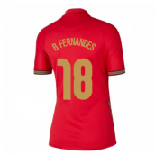 2020-2021 Portugal Home Nike Womens Shirt (B.Fernandes 8)