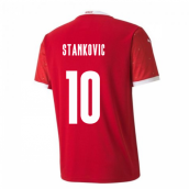 2020-2021 Serbia Home Puma Football Shirt (STANKOVIC 10)