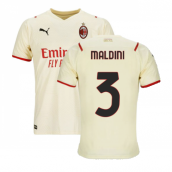 2021-2022 AC Milan Away Shirt (MALDINI 3)