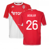 2021-2022 AS Monaco Home Shirt (AGUILAR 26)