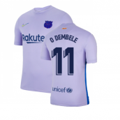 2021-2022 Barcelona Away Shirt (O.DEMBELE 7)