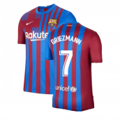 2021-2022 Barcelona Home Shirt (GRIEZMANN 7)