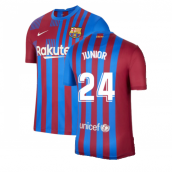 2021-2022 Barcelona Home Shirt (JUNIOR 24)