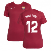 2021-2022 Barcelona Training Shirt (Noble Red) - Womens (RIQUI PUIG 6)