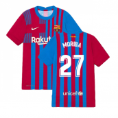 2021-2022 Barcelona Vapor Match Home Shirt (Kids) (MORIBA 27)