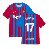 2021-2022 Barcelona Vapor Match Home Shirt (Kids) (TRINCAO 17)