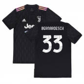 2021-2022 Juventus Away Shirt (BERNARDESCHI 20)