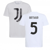 2021-2022 Juventus Training T-Shirt (White) (ARTHUR 5)