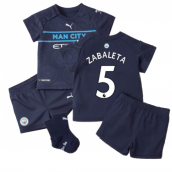 2021-2022 Man City 3rd Baby Kit (ZABALETA 5)