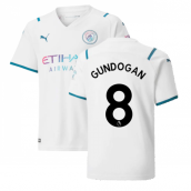 2021-2022 Man City Away Shirt (Kids) (GUNDOGAN 8)