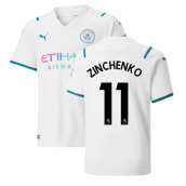 2021-2022 Man City Away Shirt (Kids) (ZINCHENKO 11)