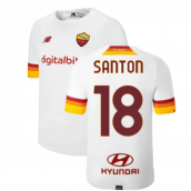 2021-2022 Roma Away Shirt (SANTON 18)