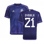 2022-2023 Argentina Away Shirt (Kids) (DYBALA 21)