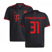 2022-2023 Bayern Munich Third Shirt (Kids) (SCHWEINSTEIGER 31)