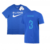 2022-2023 England Three Lions Tee (Blue) (Shaw 3)