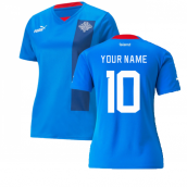 2022-2023 Iceland Home Shirt (Ladies) (Your Name)