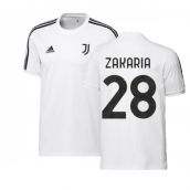 2022-2023 Juventus DNA 3S Tee (White) (ZAKARIA 28)