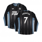 2022-2023 Newcastle Coaches Long Sleeve Training Tee (Black) (JOELINTON 7)