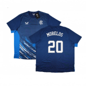 2022-2023 Rangers Match Day Tee (Navy) (MORELOS 20)