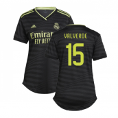 2022-2023 Real Madrid Third Shirt (Ladies) (VALVERDE 15)
