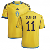 2022-2023 Sweden Home Shirt (Kids) (ELANGA 11)