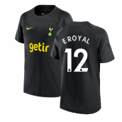 2022-2023 Tottenham Strike Training Shirt (Black) - Kids (E ROYAL 12)