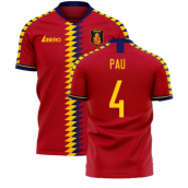 Spain 2024-2025 Home Concept Football Kit (Libero) (PAU 4)