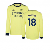Arsenal 2021-2022 Long Sleeve Away Shirt (Thomas 5)
