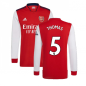 Arsenal 2021-2022 Long Sleeve Home Shirt (Thomas 5)