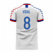Chile 2024-2025 Away Concept Football Kit (Viper) (VIDAL 8)