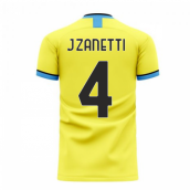 Nerazzurri Milan 2024-2025 Away Concept Football Kit (Libero) (J.ZANETTI 4) - Adult Long Sleeve