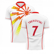 North Macedonia 2024-2025 Away Concept Shirt (Libero) (TRICKOVSKI 7)