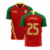 Portugal 2024-2025 Home Concept Football Kit (Airo) (N.MENDES 25)