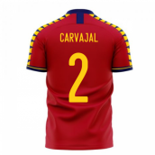 Spain 2024-2025 Home Concept Football Kit (Libero) (CARVAJAL 2)
