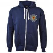 Scotland 1958 Zipped Hoodie - Navy