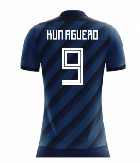 2024-2025 Argentina Concept Shirt (Kun Aguero 9) - Kids