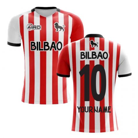 2024-2025 Athletic Bilbao Home Concept Football Shirt - Kids (Your Name)