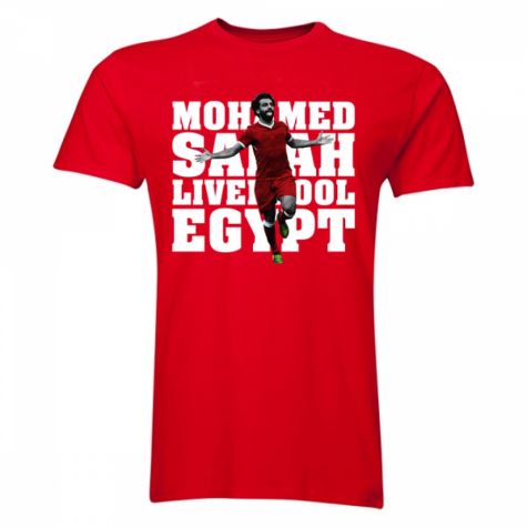 Mohamed Salah Liverpool Player T-Shirt (Red)