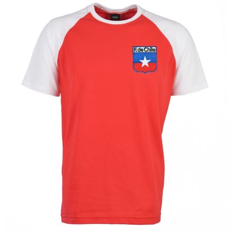 Chile 2018 Raglan Retro Football Shirt