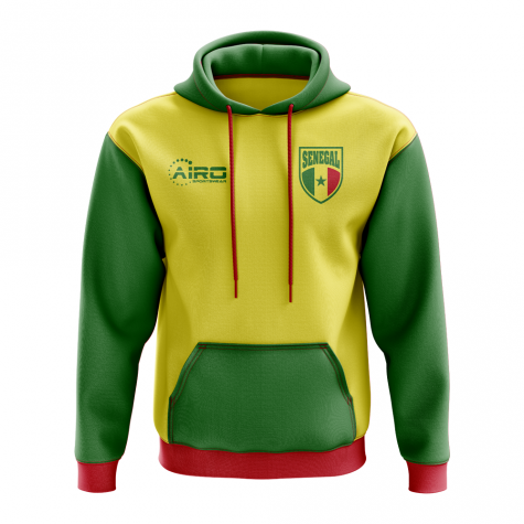 Senegal Concept Country Football Hoody (Yellow)