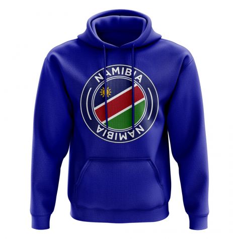 Namibia Football Badge Hoodie (Royal)