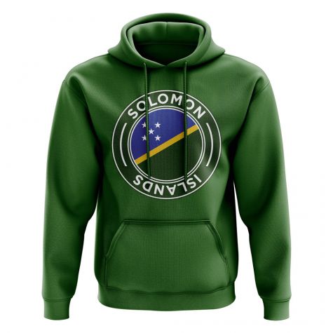 Solomon Islands Football Badge Hoodie (Green)