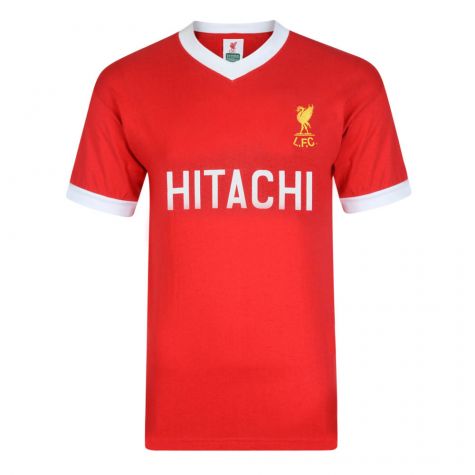 Score Draw Liverpool FC 1978 Hitachi Retro Football Shirt