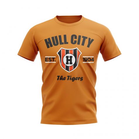 Hull City Established Football T-Shirt (Orange)