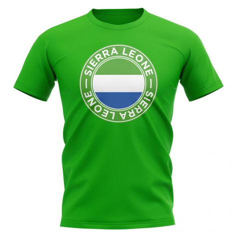 Sierra Leone Football Badge T-Shirt (Green)