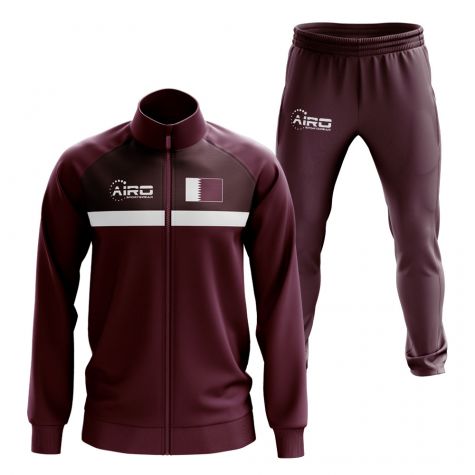 Qatar Concept Football Tracksuit (Maroon)