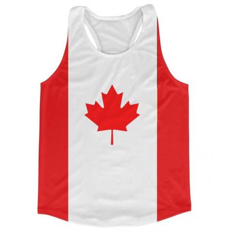 Canada Flag Running Vest